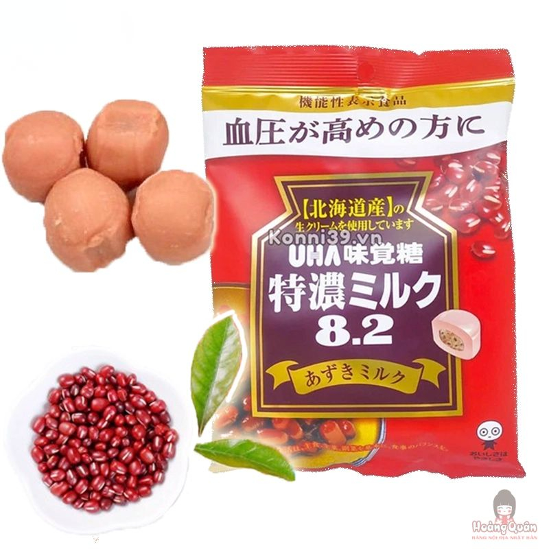 Kẹo đậu đỏ UHA 8.2 giá tốt Kẹo đậu đỏ UHA 8.2 giá tốt