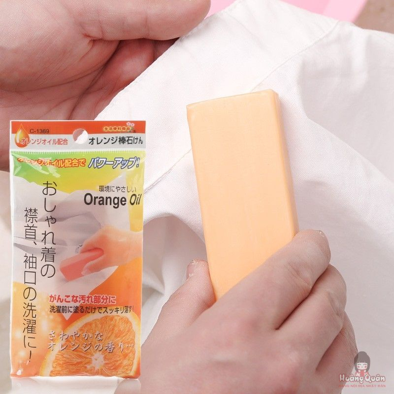 Xà phòng thanh giặt cổ áo hương cam Sanada giá rẻ