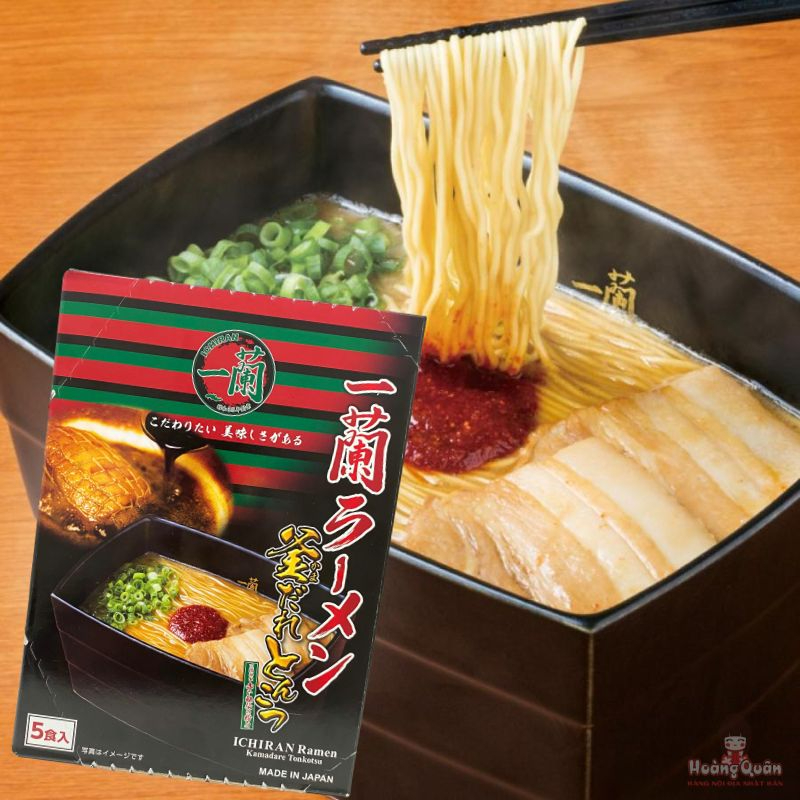 Mì Ichiran Ramen Kamadare Tonkotsu (5 Phần) 655g giá tốt