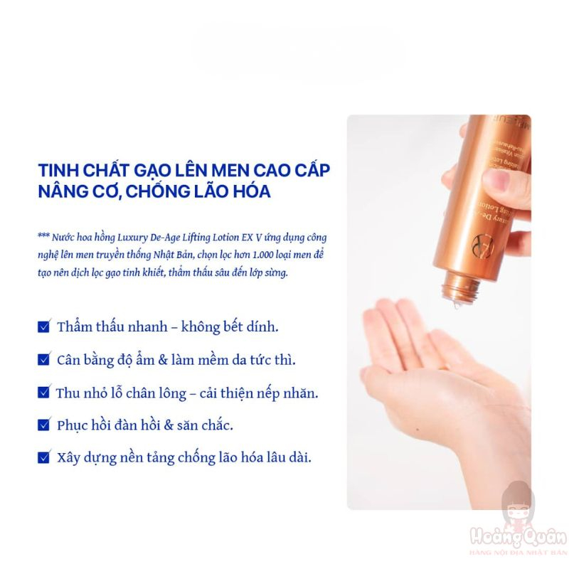 Nước hoa hồng Ampleur Luxury De-Age Lifting Lotion EX V 120ml giá tốt