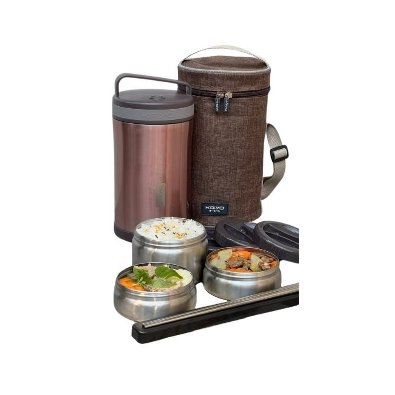 ﻿Hộp cơm giữ nhiệt Kaiyo 2in1 1.7L giá rẻ