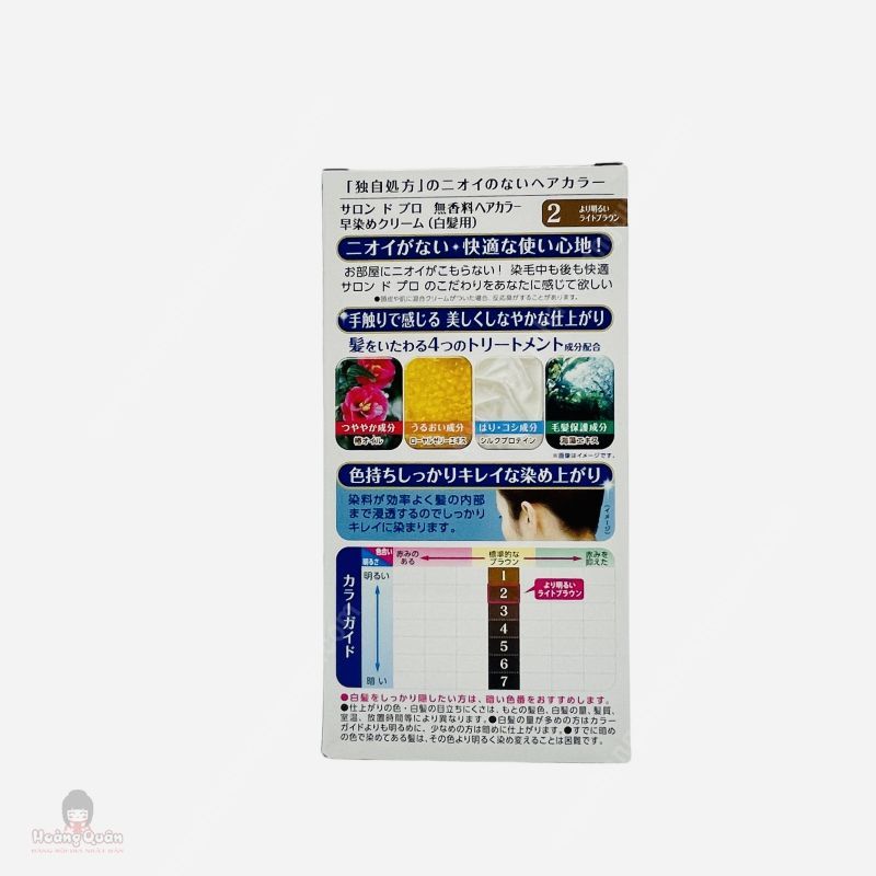 Thuốc Nhuộm Tóc Phủ Bạc Salon De Pro