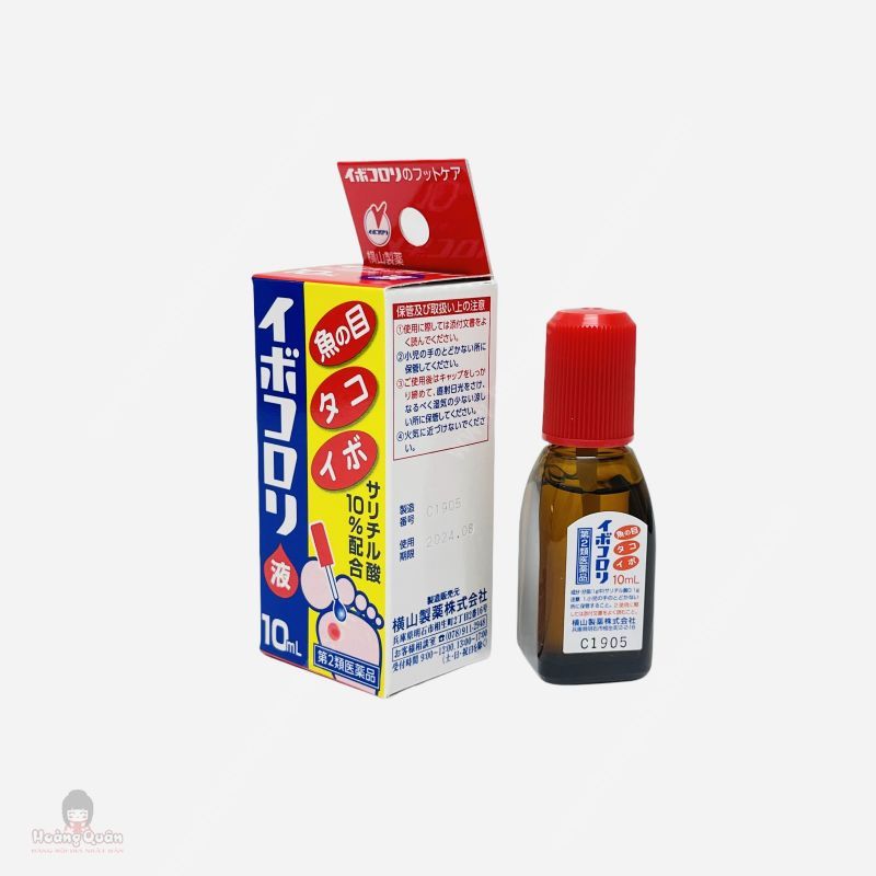 Dung Dịch Bôi Mụn Cóc, Chai Chân Ibokorori 10ml