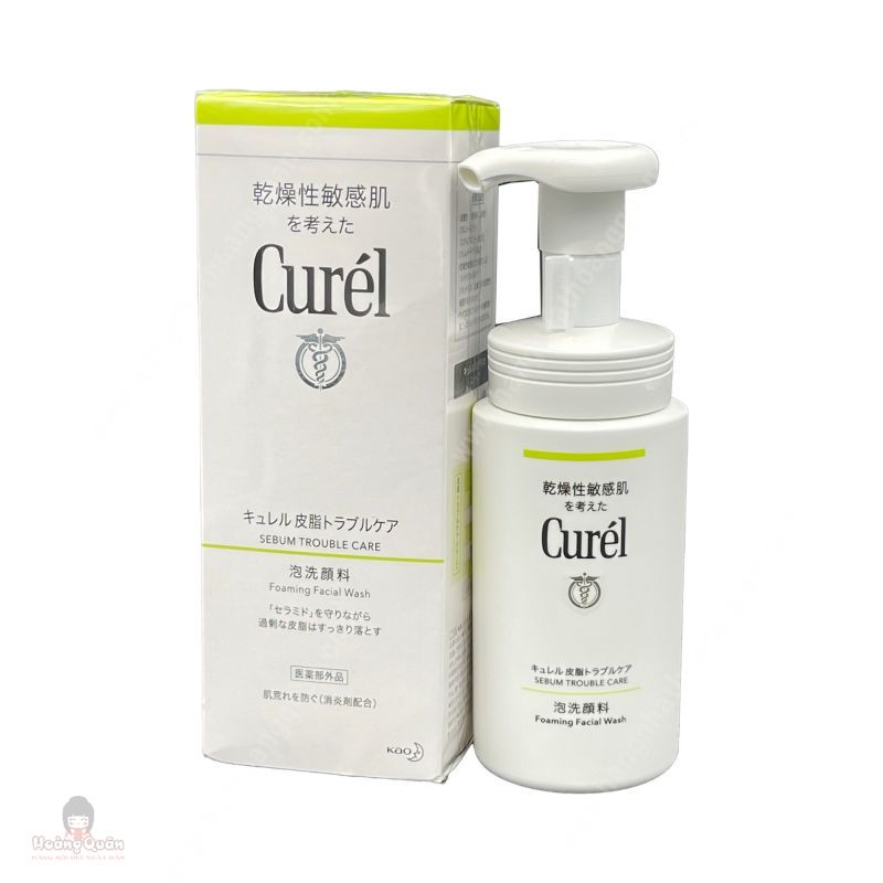 SRM Tạo Bọt Dành Cho Da Dầu Curél 150ml