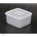Hộp Nhựa Vuông 2 Lớp Đựng Thực Phẩm Nakaya 1,1L