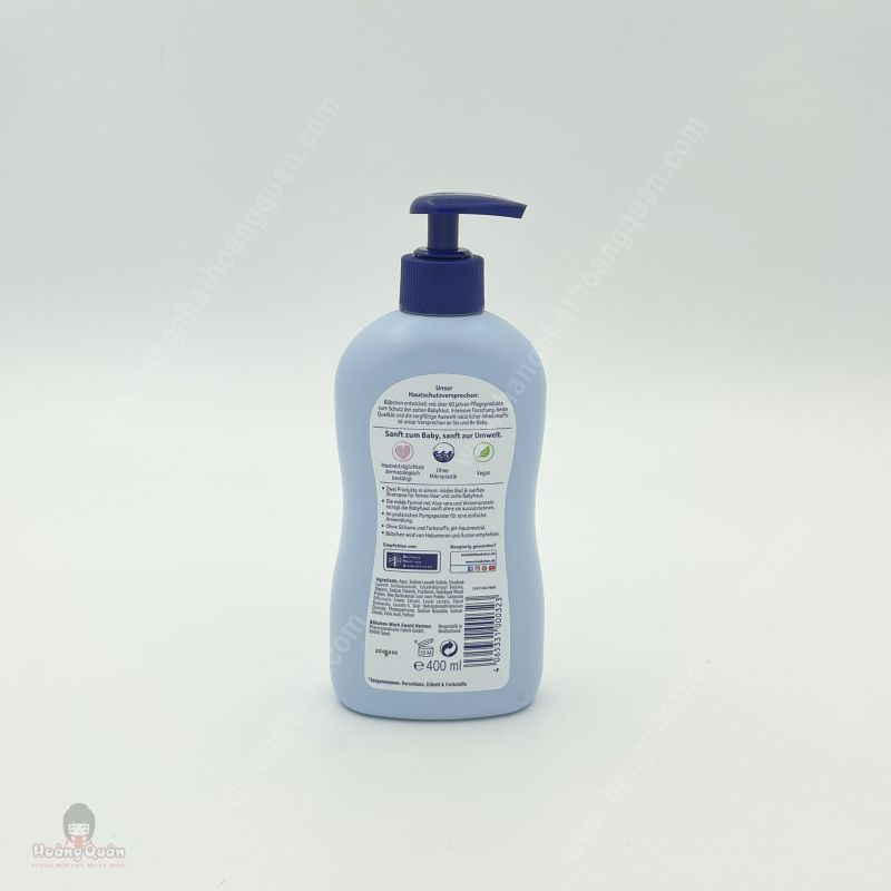 Sữa Tắm Gội Bubchen Bad & Shampoo 400ml (Đức)