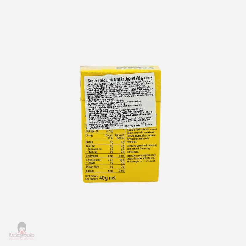 Kẹo Thảo Mộc Ricola 40g