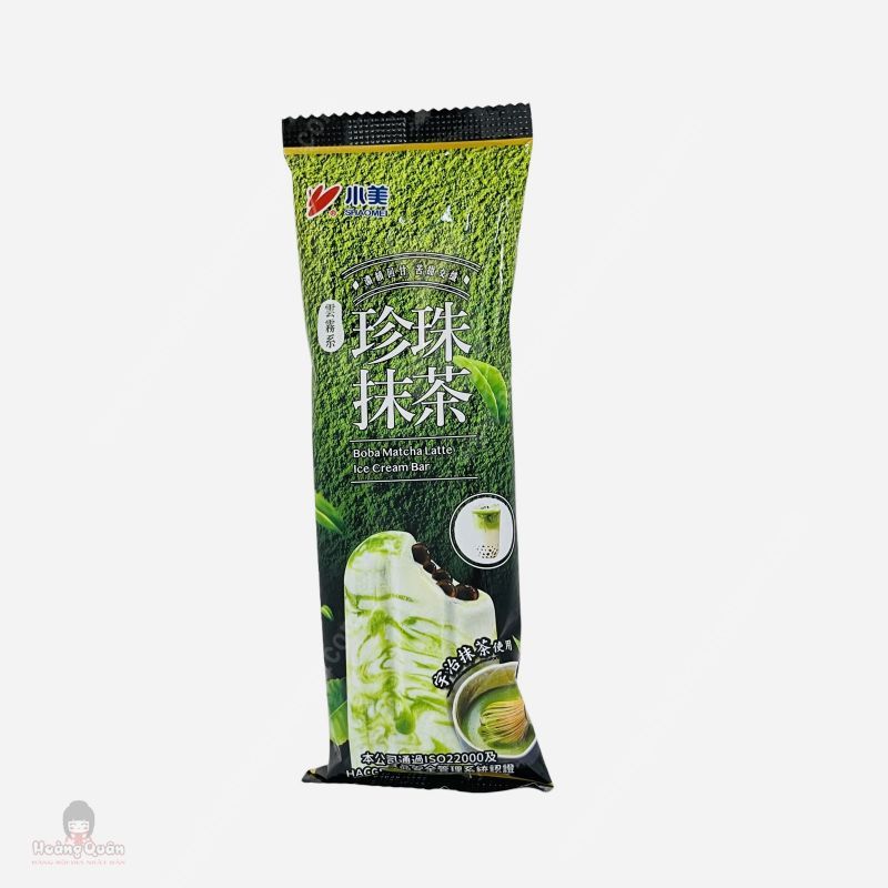 Kem Boba Matcha Latte Ice Cream Bar