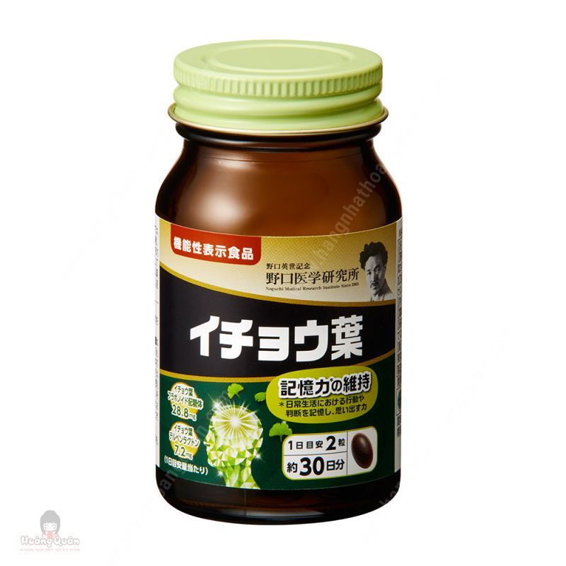 Viên Uống Bổ Não Premium Ginko Leaf Noguchi 60V
