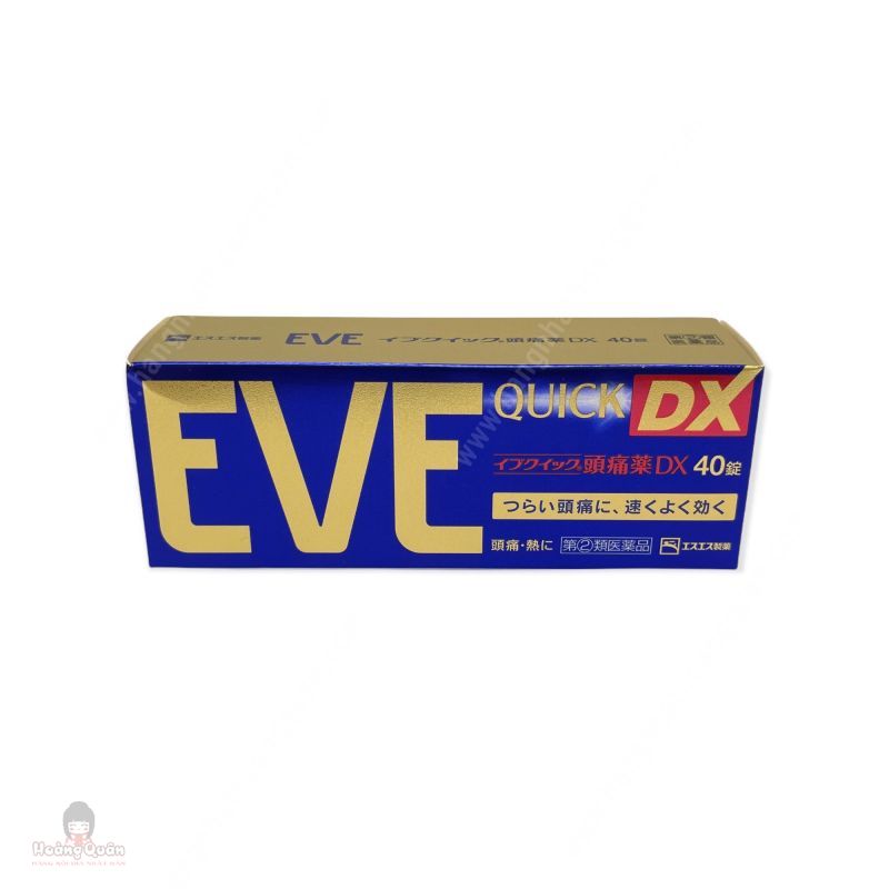 Viên Uống Giảm Đau Hạ Sốt EVE Quick DX Vàng 40 viên