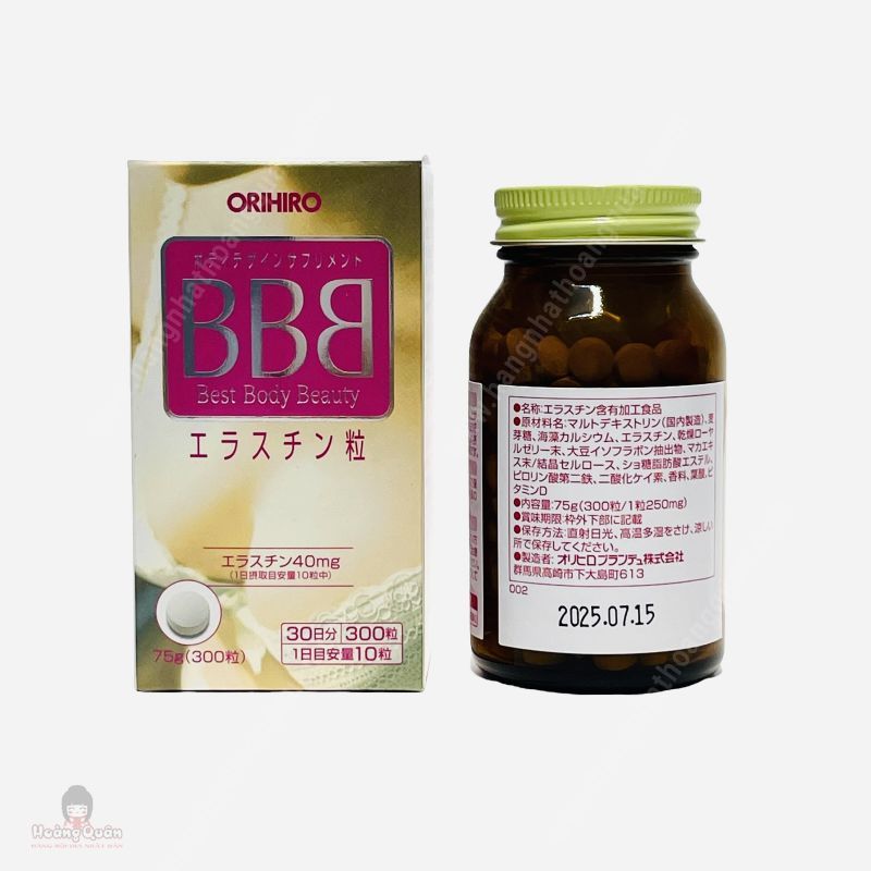 Viên Uống BBB Nở Ngực Orihiro 300 Viên