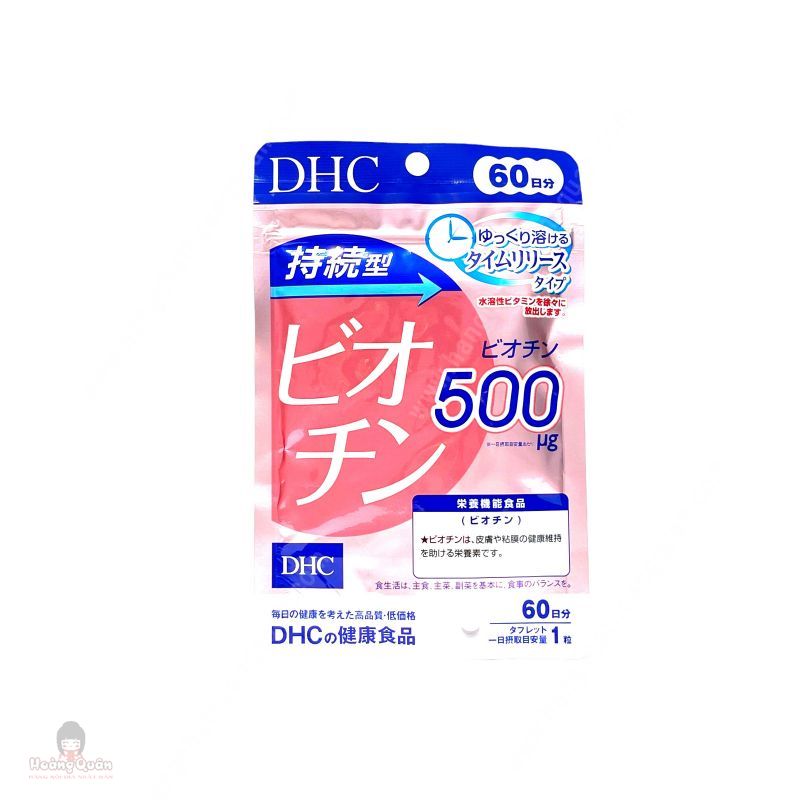 Viên Uống DHC Biotin Ngăn Rụng Tóc 60 Ngày
