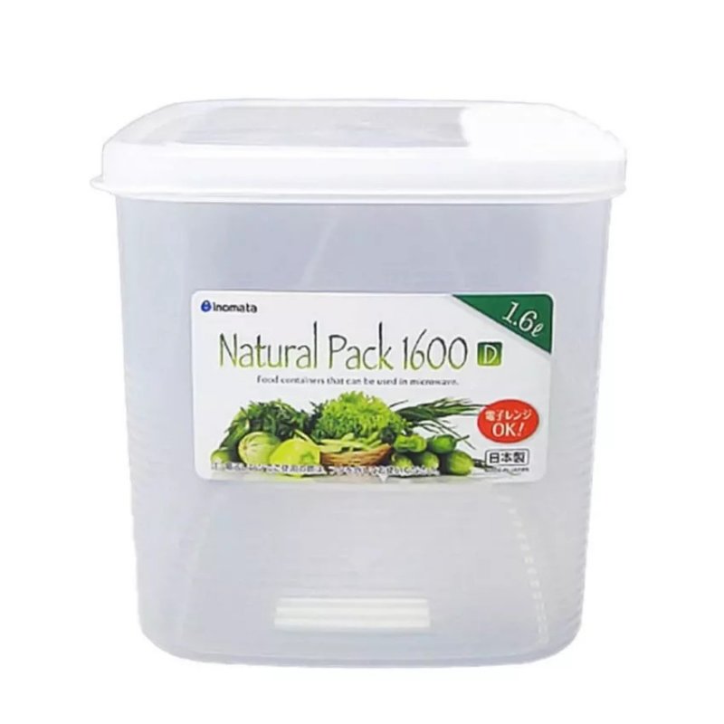 Hộp Nhựa Đựng Thực Phẩm Loại Vuông Inomata 1600ml