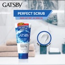 Sữa Rửa Mặt GATSBY Facial Wash Perfect Scrub Có Hạt Mát-Xa Sáng Da & Mát Lạnh 130g