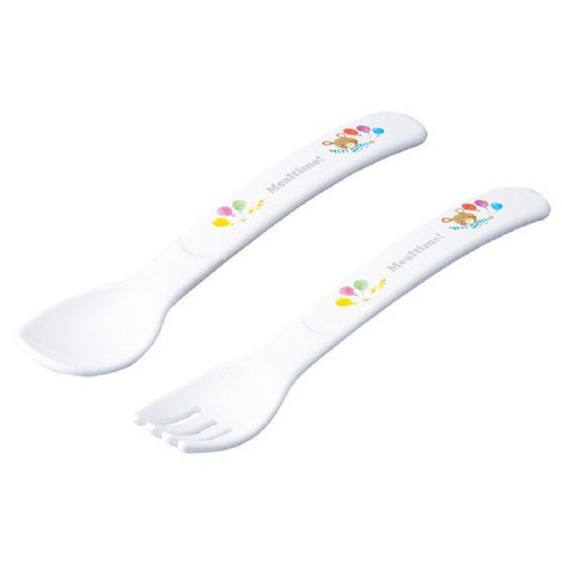 Thìa Nĩa Nhựa Cho Bé OSK Set 2