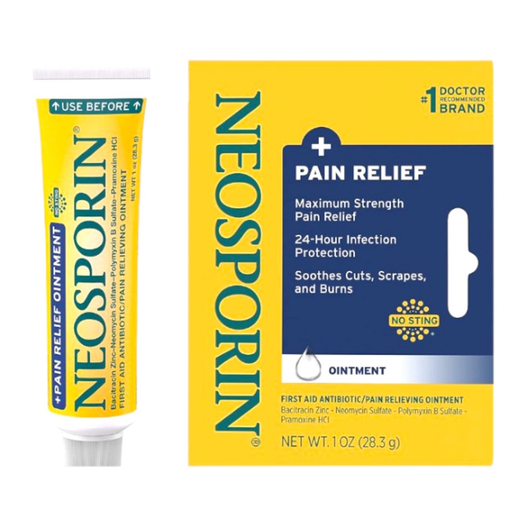 Kem Trị Bỏng Da Neosporin + Pain Relief 28.3g