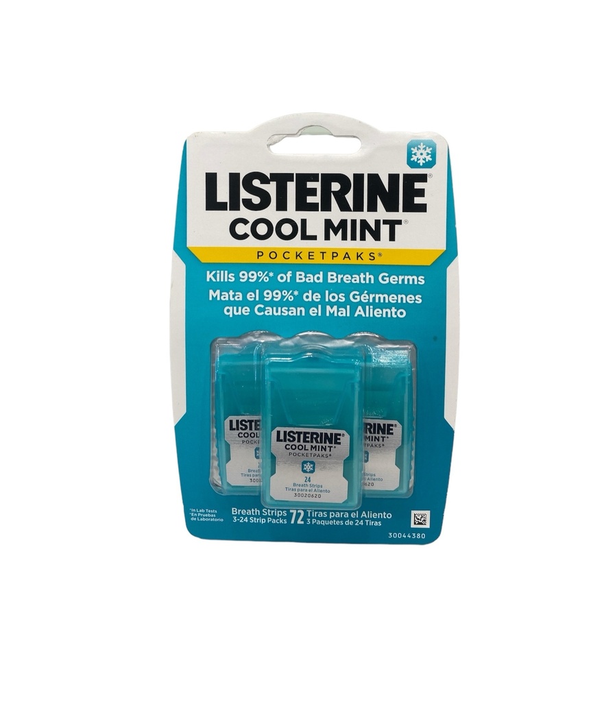 Phim Ngậm Thơm Miệng Listerine Cool Mint Pocket Paks 10g
