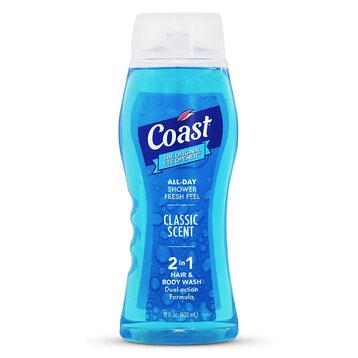 Sữa Tắm Gội 2in1 Coast Hair & Body Wash 532ml