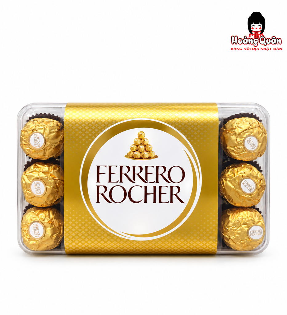 Kẹo Chocolate Ferrero Ý 30 Viên 375G/Hộp