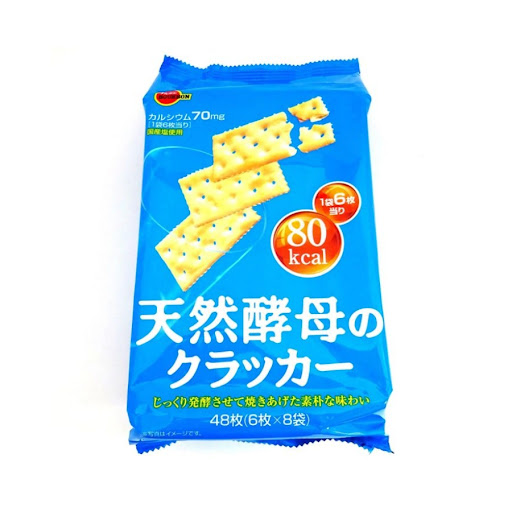 Bánh Quy Giòn Bourbon Vị Men Tự Nhiên (6 Cái x 8 Gói)