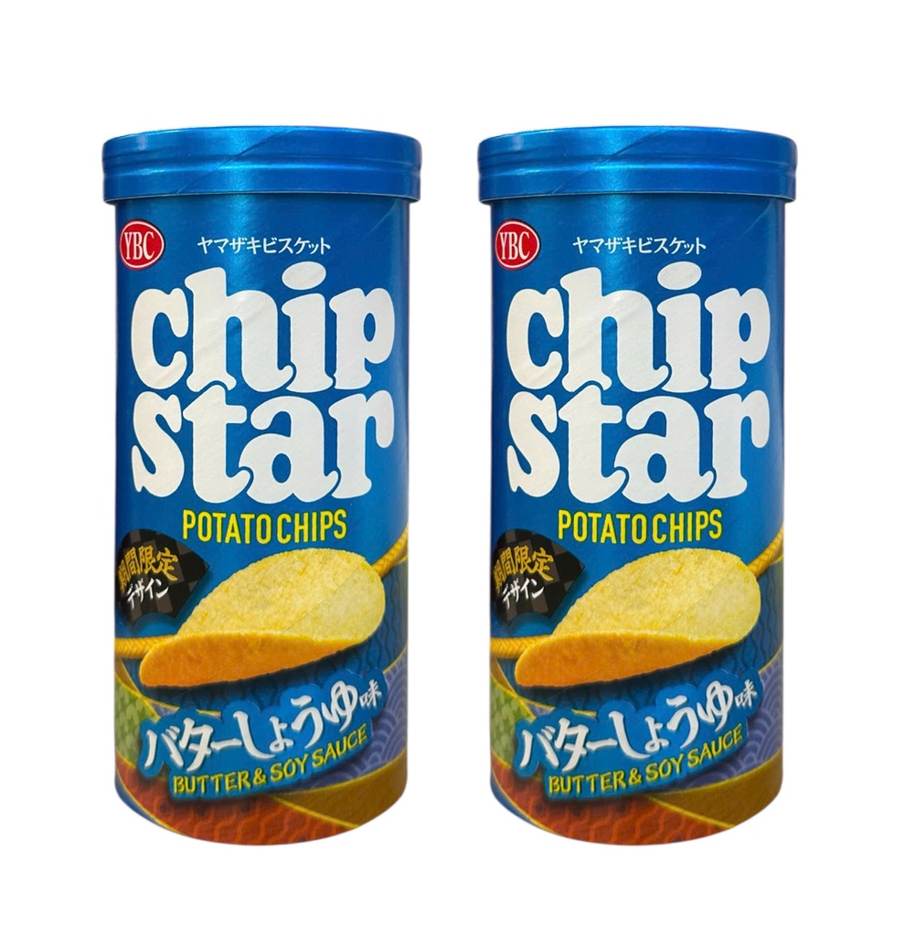 Snack Khoai Tây YBC Chip Star Vị Bơ 45gr