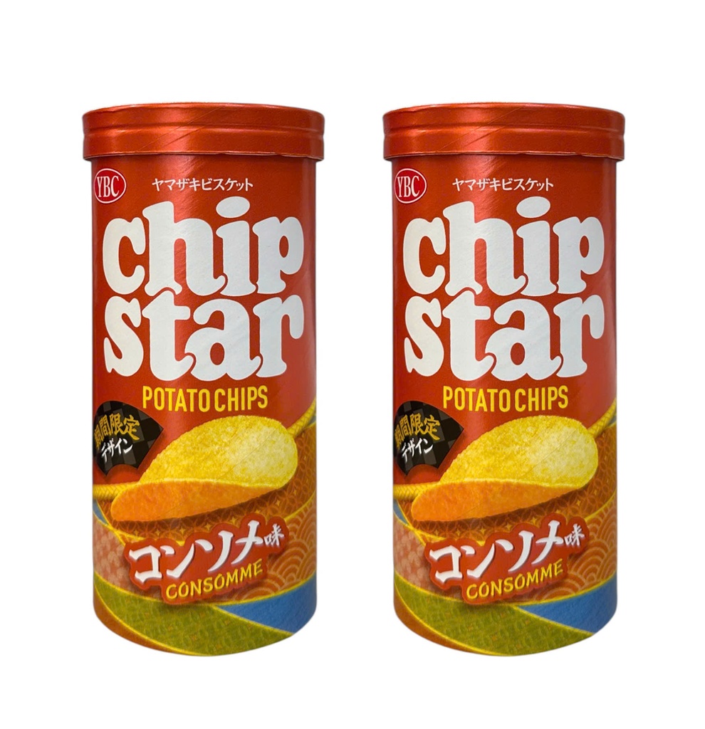 Snack Khoai Tây YBC Chip Star Vị Súp Consomme 45gr