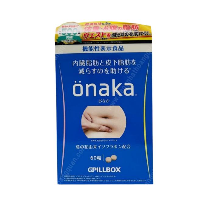 Viên Uống Giảm Mỡ Bụng Onaka Pillbox 60 Viên