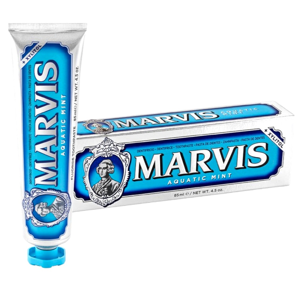 Kem Đánh Răng Marvis Aquatic Mint 85ml (XD-Nướu Nhạy Cảm)