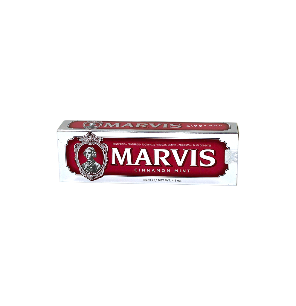 Kem Đánh Răng Marvis Cinnamon Mint 85ml (Đỏ-Loại Bỏ Mảng Bám & Vi Khuẩn)