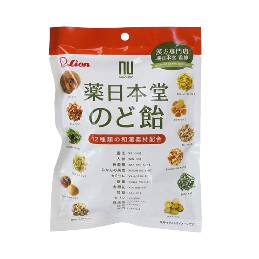 Kẹo Thảo Dược Lion 12 Vị Nhật Bản