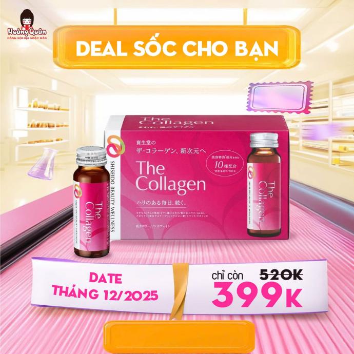 The Collagen Shiseido Nước 10Cx50ml (Mẫu Mới)