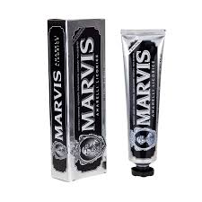 Kem Đánh Răng Marvis Amarelli Licorice Loại Bỏ Mảng Bám x2 Lần & Giảm Mùi Hôi Miệng Cho Người Hút Thuốc 85ml