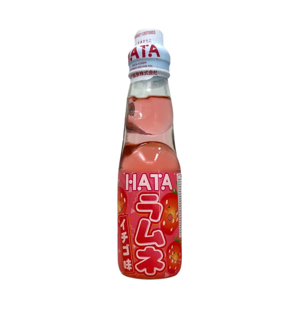 Nước Ngọt Ramune Hata Vị Dâu 200ml
