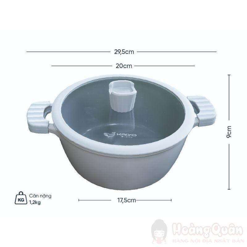 Nồi Nhôm Đúc Full Induction Ocean Waves Kaiyo, 20Cm