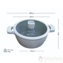 Nồi Nhôm Đúc Full Induction Ocean Waves Kaiyo, 20Cm
