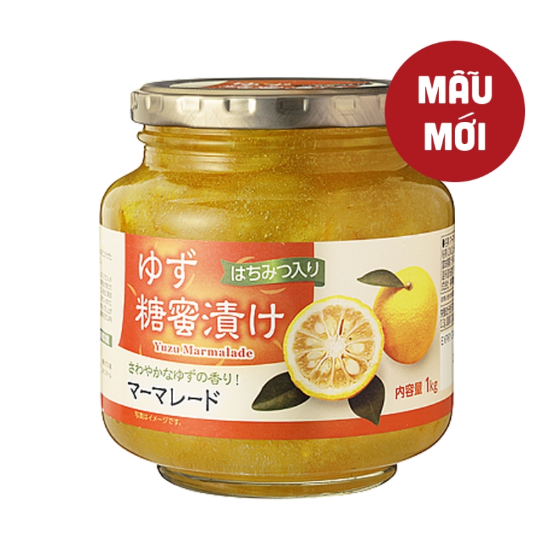 Mứt Chanh Yuzu Kobe Bussan 1kg Mẫu Mới
