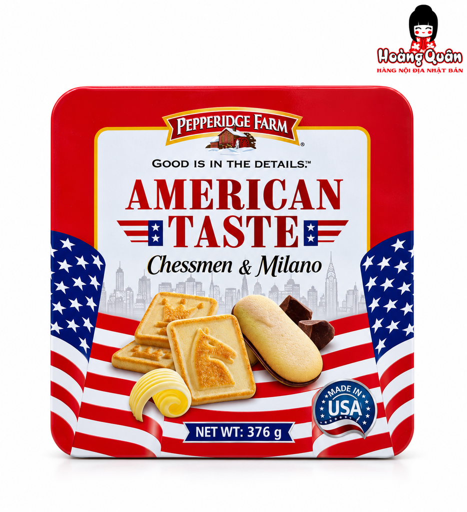 Bánh Quy Pepperidge Farm American Taste Chessmen & Milano 376g