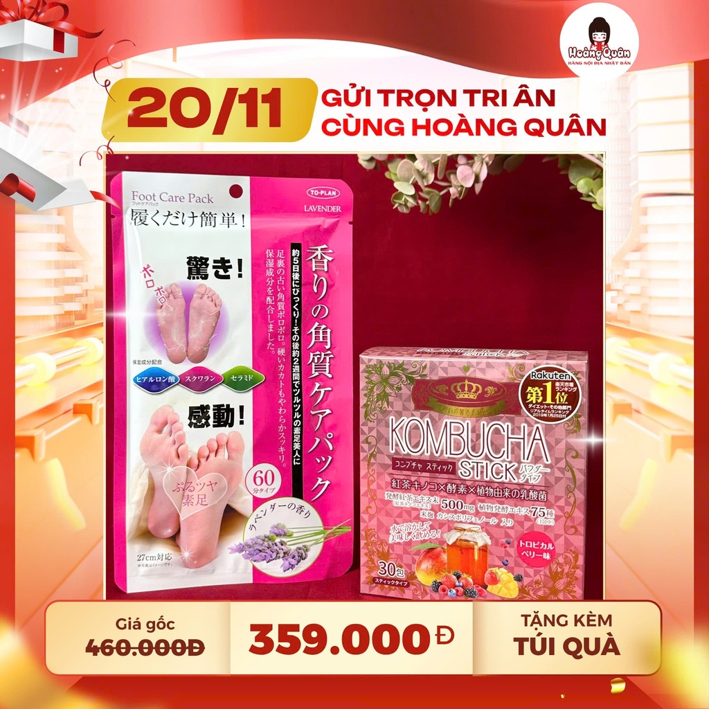 Combo 26 - Bột Combucha + Ủ Chân To-plan