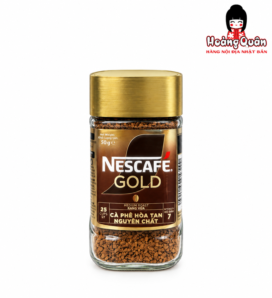Cà Phê Hòa Tan Nguyên Chất Nescafe Gold 50g