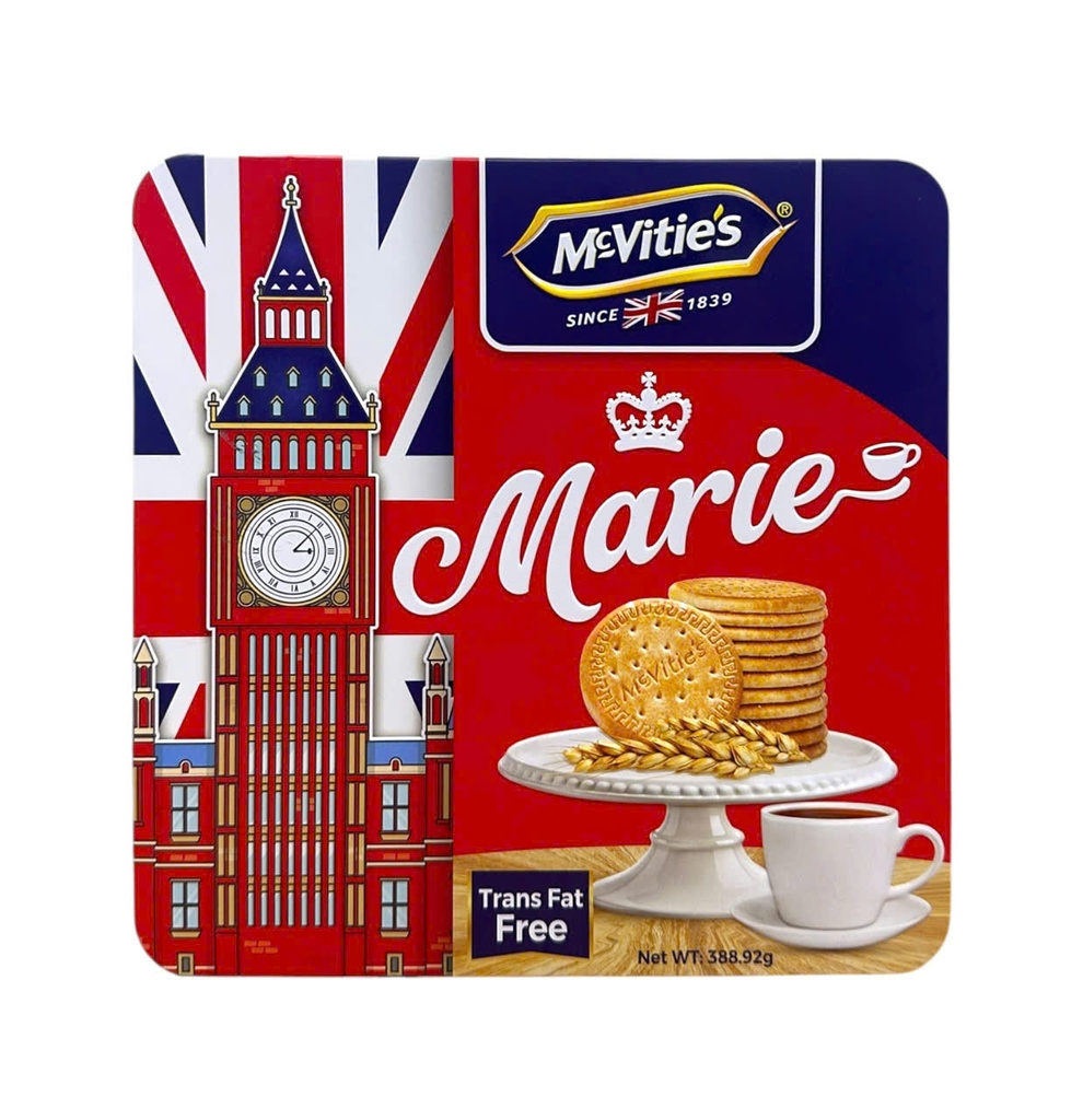Bánh Quy Mc Vities's Marie Hộp Thiếc 388.92G