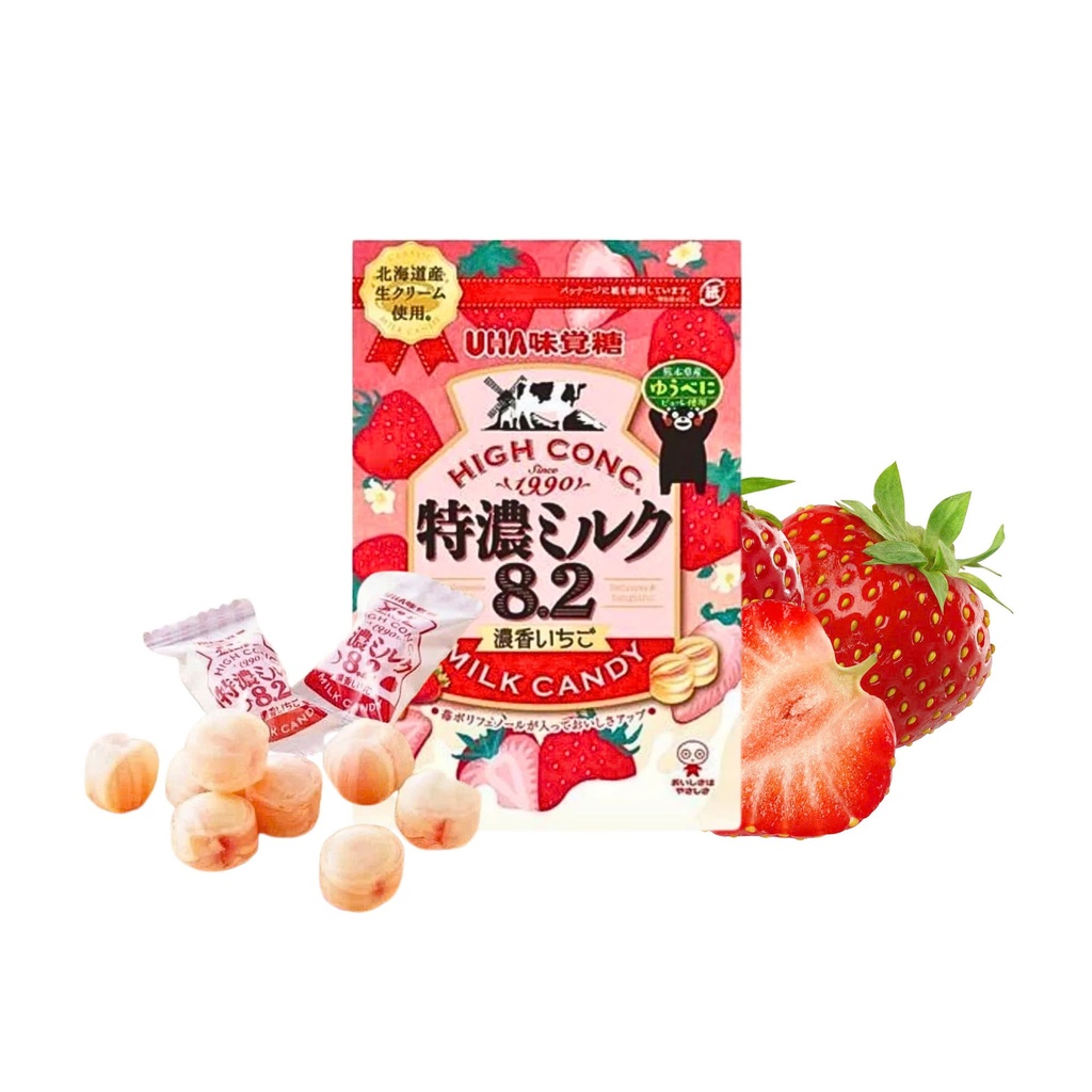 Kẹo Sữa Tokumo UHA Vị Dâu