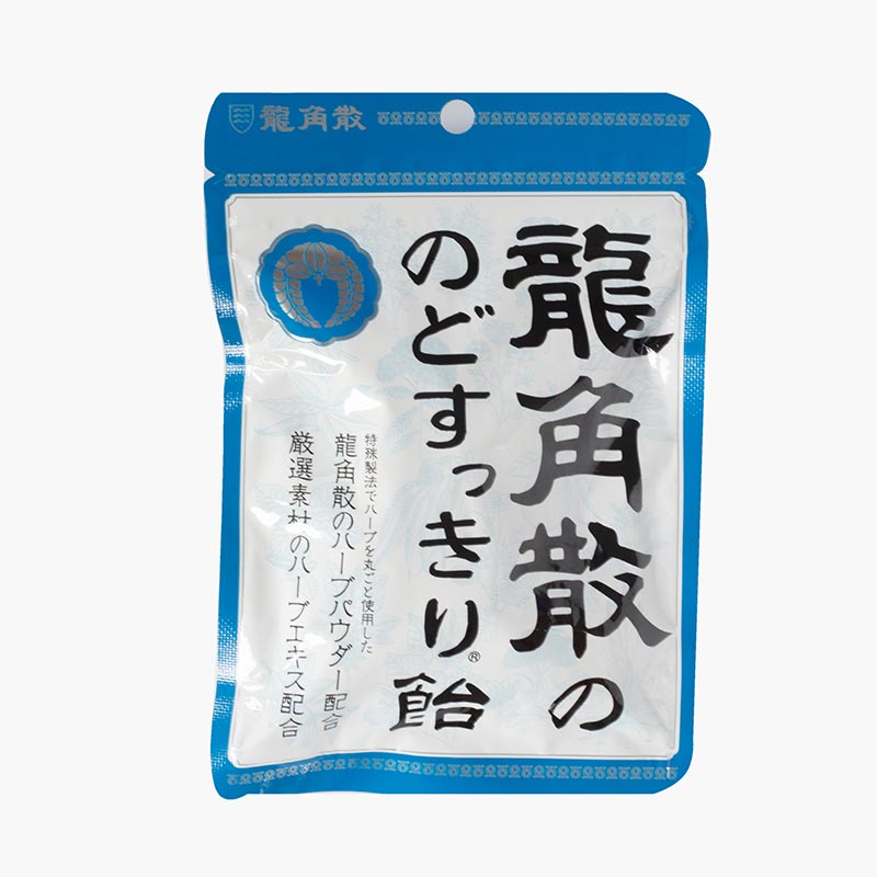 Kẹo Ngậm Giảm Ho Đau Rát Họng Ryukakusan 88gr
