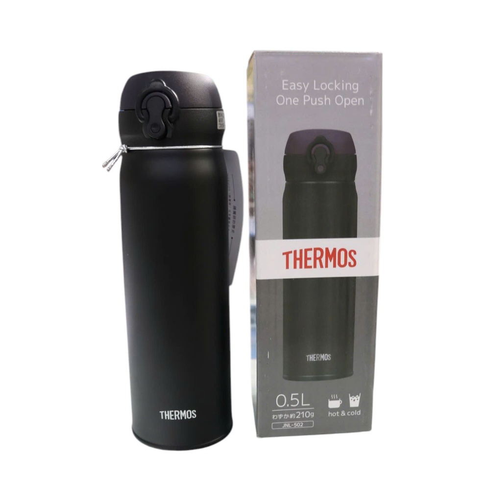 Bình Giữ Nhiệt Thermos 0.5L (Nóng&Lạnh) Màu Đen