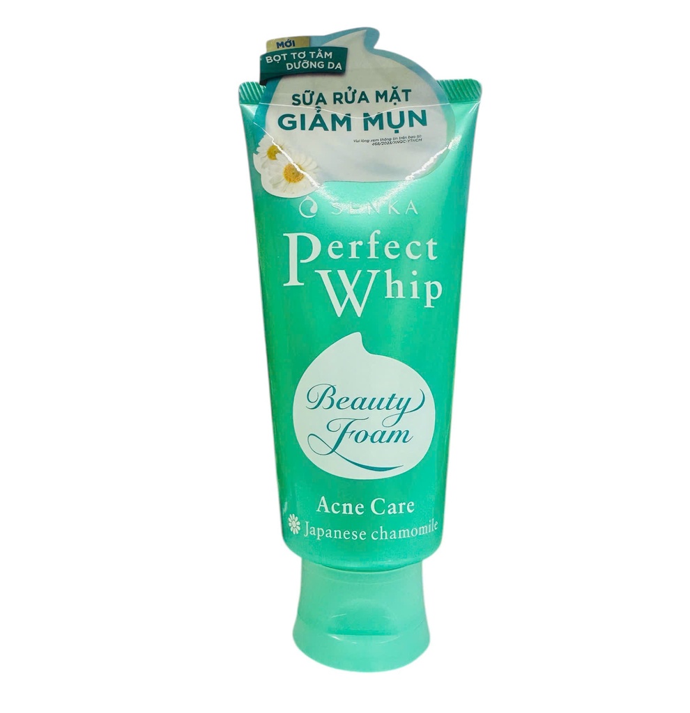 Sữa Rửa Mặt Ngăn Ngừa Mụn Senka Perfect Whip 100g(XLá)