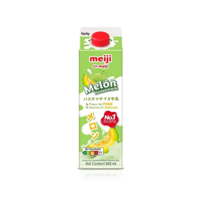 Sữa Tươi Thanh Trùng Meiji Vị Dưa Lưới 946ml