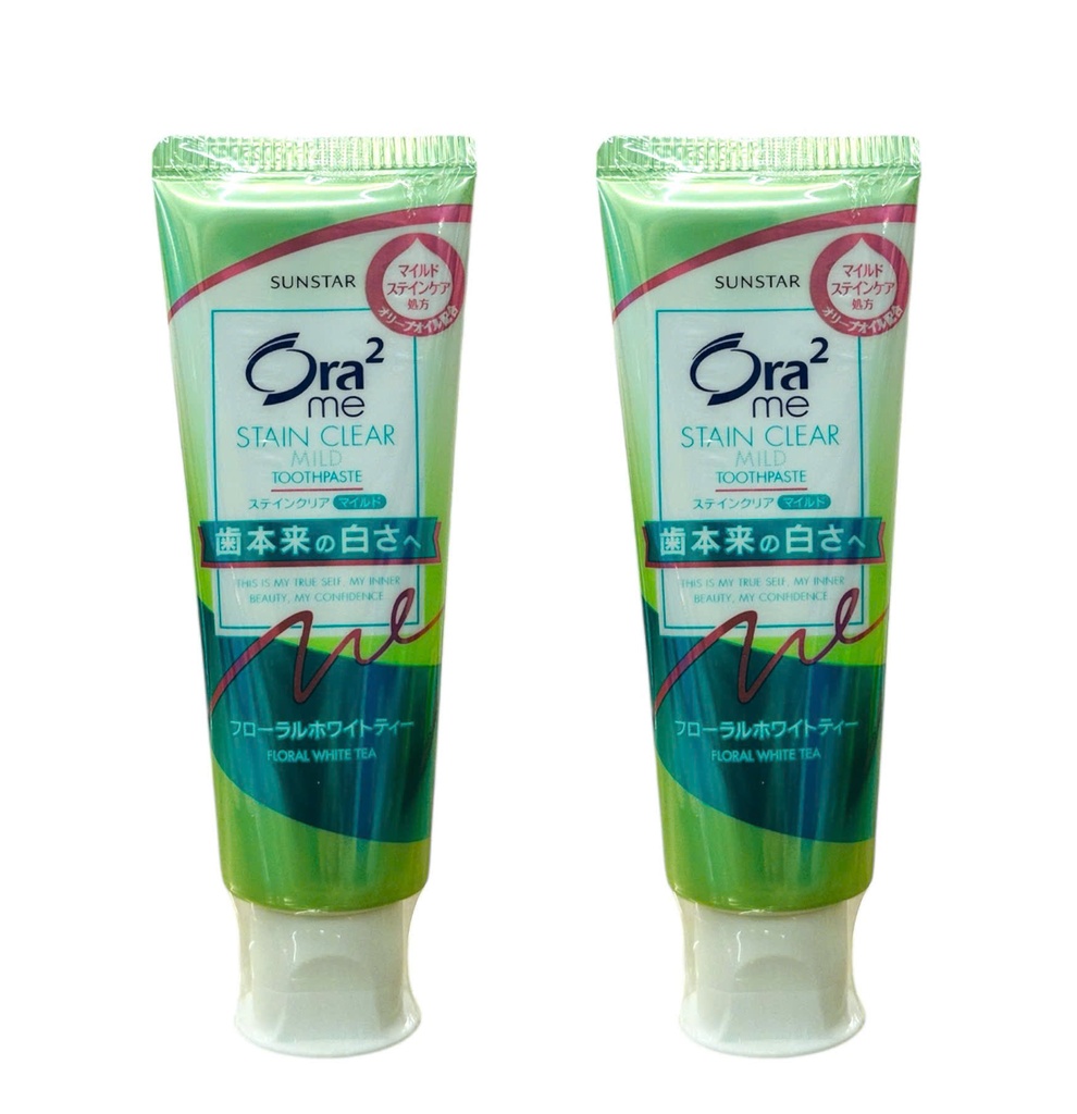 Kem Đánh Răng Hương Hoa Trà Trắng Ora2 Sunstar 125Gr 