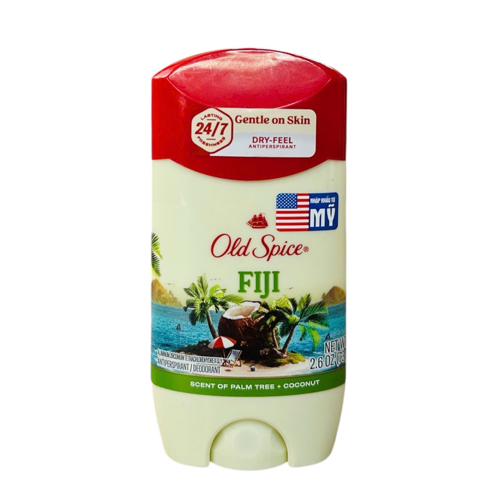 Sáp Khử Mùi Old Spice Giảm Tiết Mồ Hôi Hương Fiji 73g