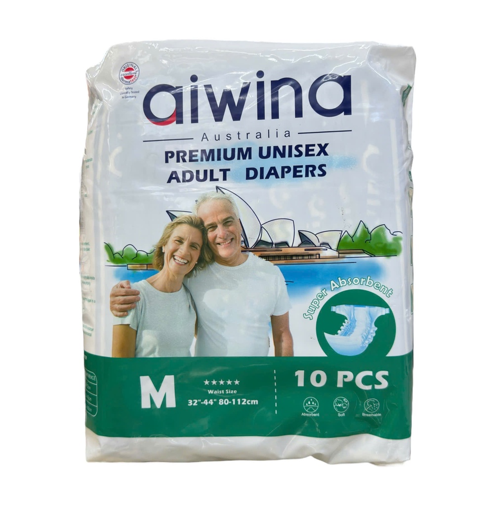 Tã Dán Người Lớn Cao Cấp Aiwina 10 Miếng Size M