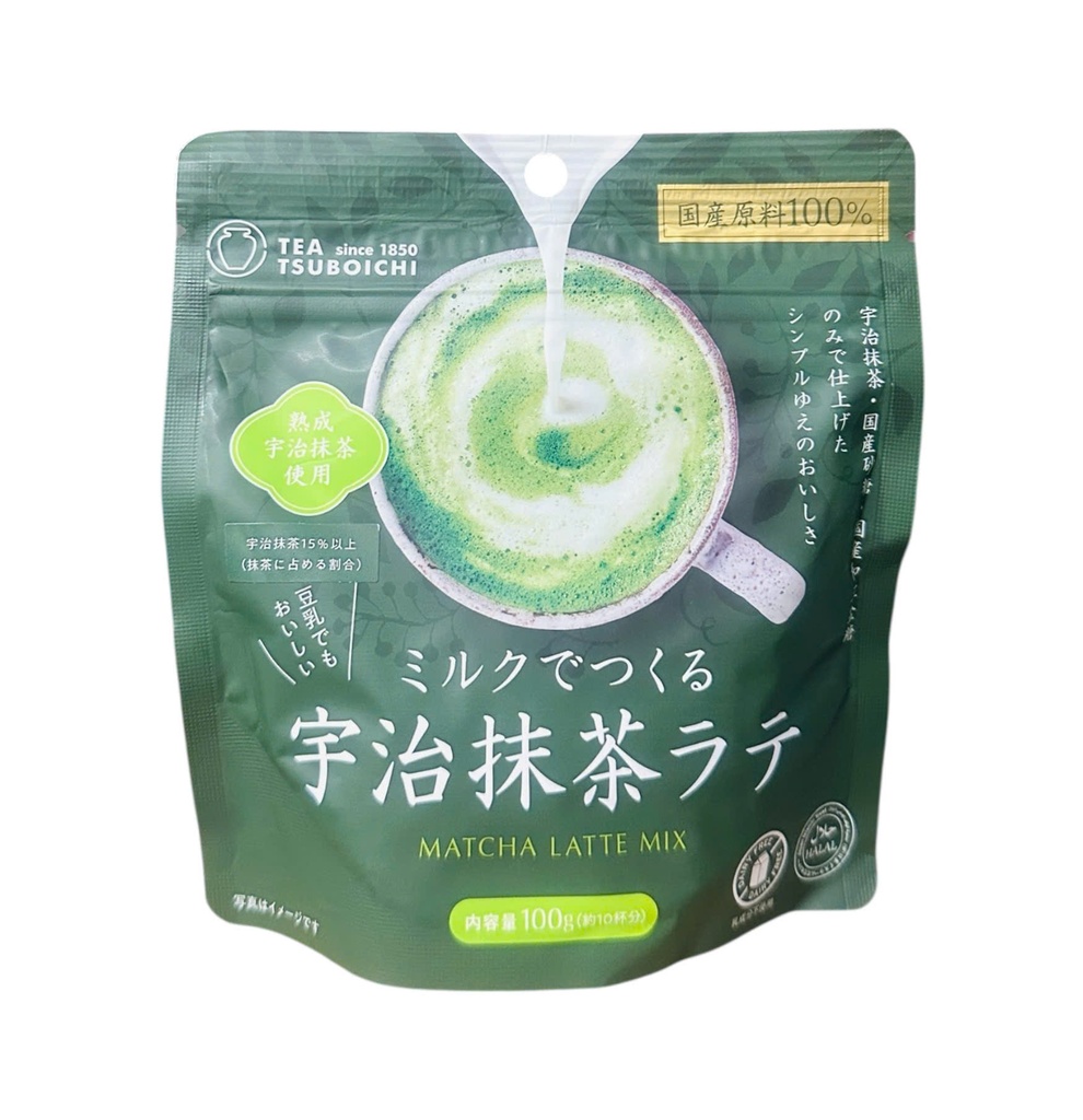 Bột Trà Matcha Latte Tsuboichi Uji 100g