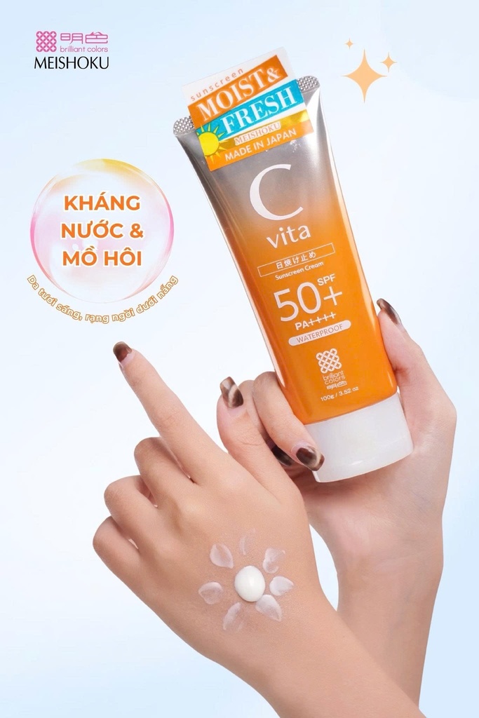 Kem Chống Nắng Meishoku C Vita SPF50+ PA++++ 100g